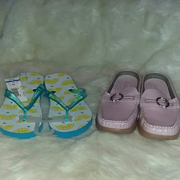 NWT/EUC Girls Stride Rite/R US Slip On 3 Leather R - Picture 2 of 8